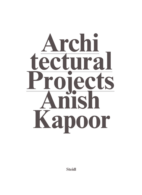 Make New Space/Architectural Projects - Anish Kapoor