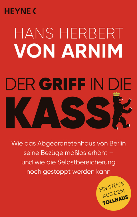 Der Griff in die Kasse - Hans Herbert von Arnim