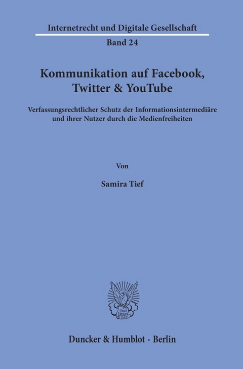 Kommunikation auf Facebook, Twitter & YouTube. - Samira Tief