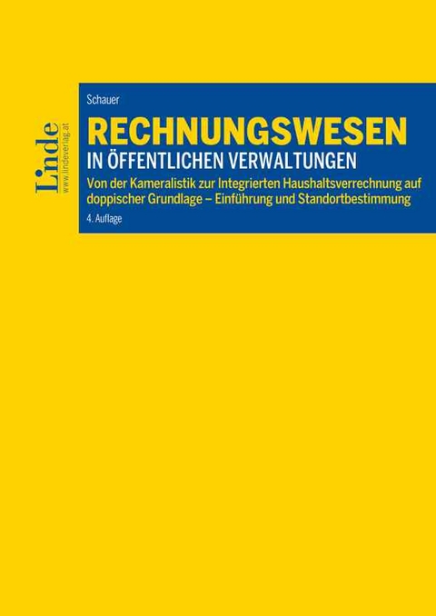 Rechnungswesen in öffentlichen Verwaltungen - Reinbert Schauer