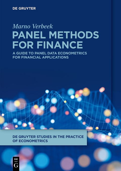 Panel Methods for Finance - Marno Verbeek