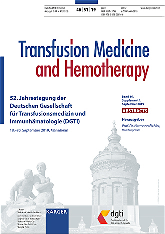 Deutsche Gesellschaft für Transfusionsmedizin und Immunhämatologie (DGTI) - 