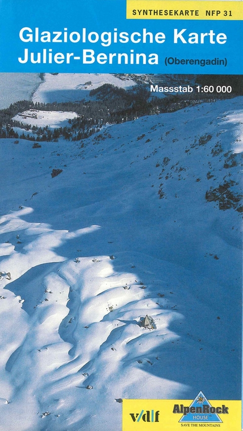 Glaziologische Karte Julier - Bernina (Oberengadin)