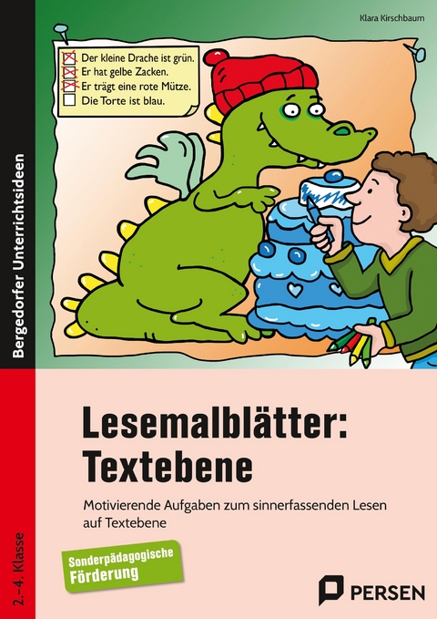 Lesemalblätter: Textebene - Klara Kirschbaum