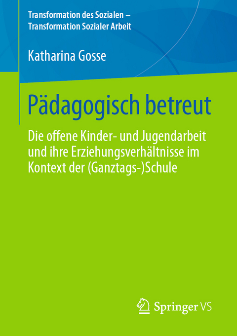Pädagogisch betreut - Katharina Gosse