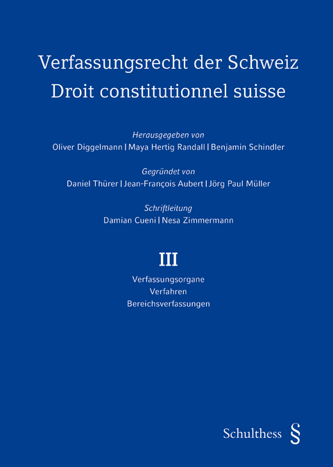 Verfassungsrecht der Schweiz / Droit constitutionnel suisse (PrintPlu§) - 