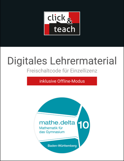 mathe.delta – Baden-Württemberg / mathe.delta BW click & teach 10 Box - 