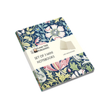 William Morris Set of 3 Mini Notebooks - 
