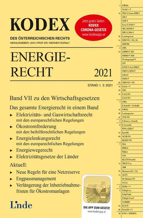 KODEX Energierecht 2021 - Christoph Altmann