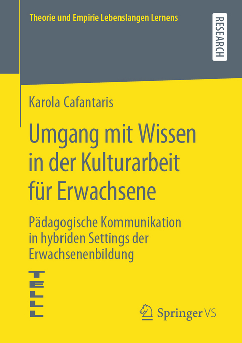 Umgang mit Wissen in der Kulturarbeit für Erwachsene - Karola Cafantaris