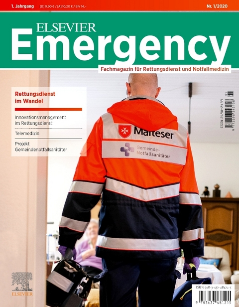 Elsevier Emergency. Rettungsdienst im Wandel. 1/2020 - 