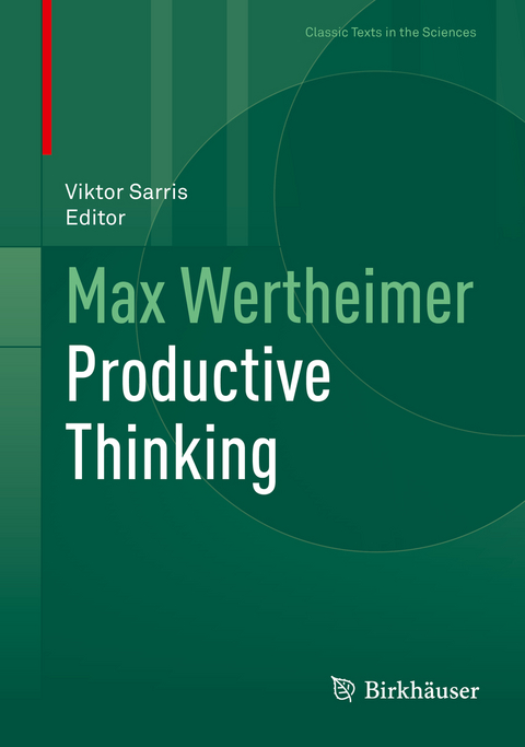 Max Wertheimer Productive Thinking - Max Wertheimer