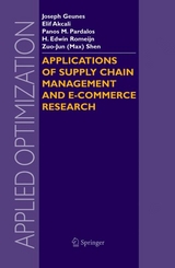 Applications of Supply Chain Management and E-Commerce Research - 