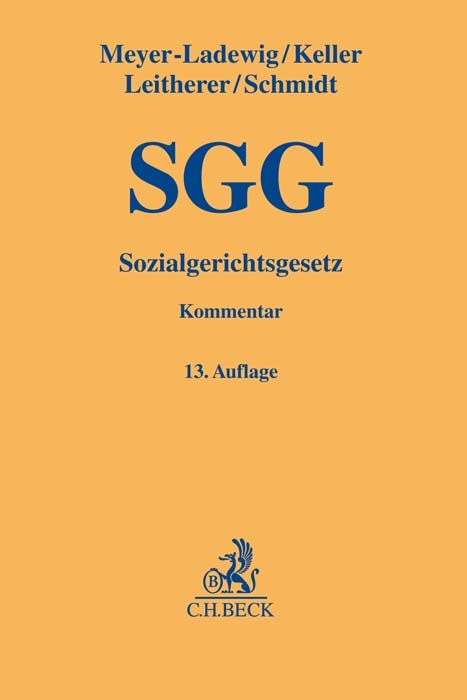 Sozialgerichtsgesetz - Jens Meyer-Ladewig