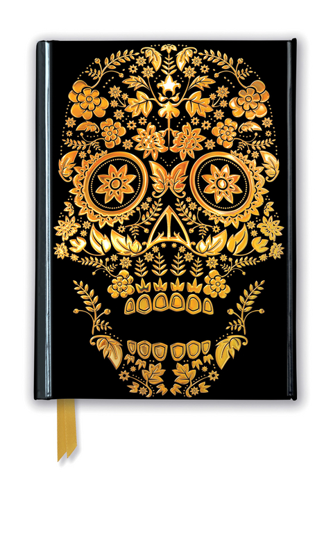 Gold Sugar Skull (Foiled Pocket Journal) - 