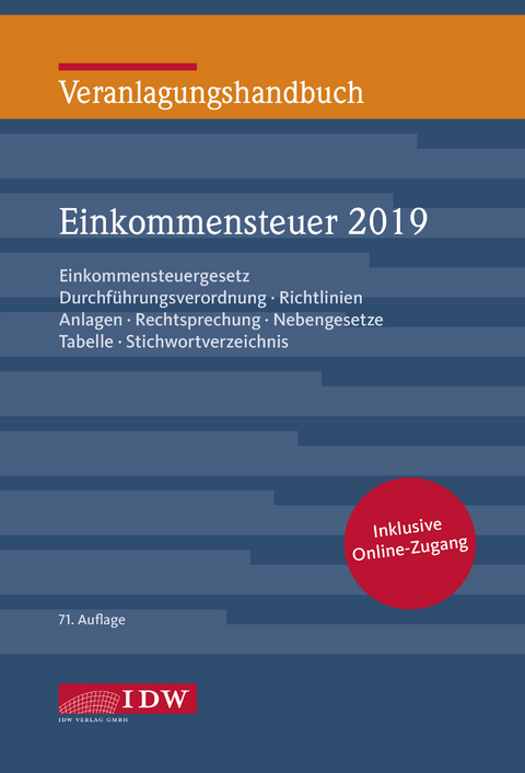 Veranlagungshandbuch Einkommensteuer 2019, 71.A.