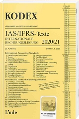 KODEX Internationale Rechnungslegung IAS/IFRS - Texte 2020/21 - Wagenhofer, Alfred; Doralt, Werner