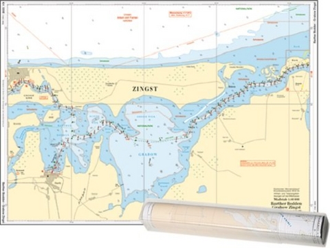 Einzelkarte Barther Bodden - Grabow Zingst / Saaler Bodden (Ausgabe 2020)