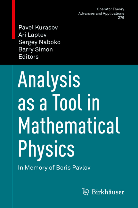 Analysis as a Tool in Mathematical Physics - 