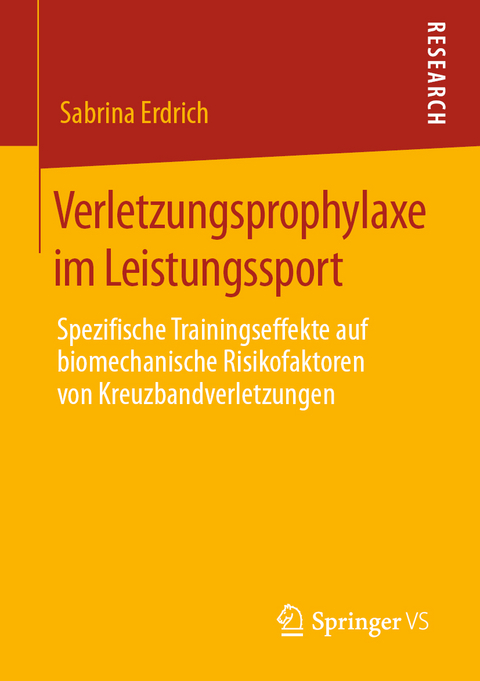 Verletzungsprophylaxe im Leistungssport - Sabrina Erdrich