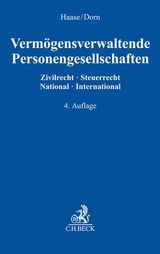 Vermögensverwaltende Personengesellschaften - Haase, Florian; Dorn, Katrin