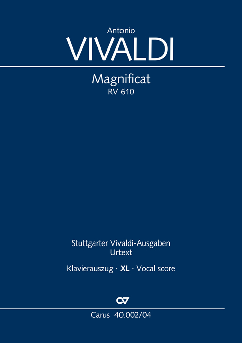 Magnificat (Klavierauszug XL) - Antonio Vivaldi