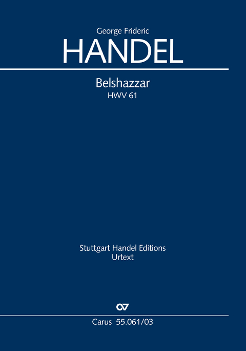 Belshazzar (Klavierauszug) - Georg Friedrich Händel