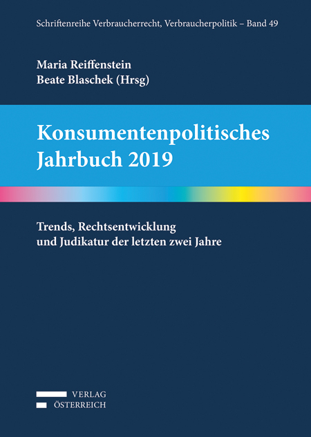 Konsumentenpolitisches Jahrbuch 2019 - 