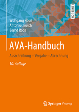 AVA-Handbuch - Rösel, Wolfgang; Busch, Antonius; Rode, Bernd