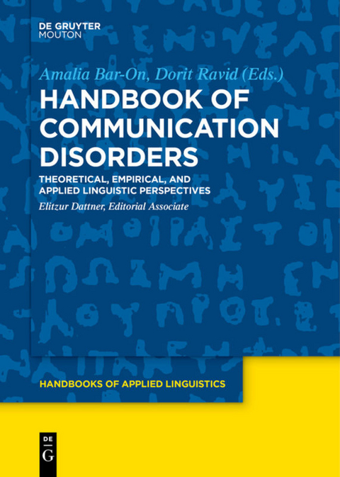 Handbook of Communication Disorders - 