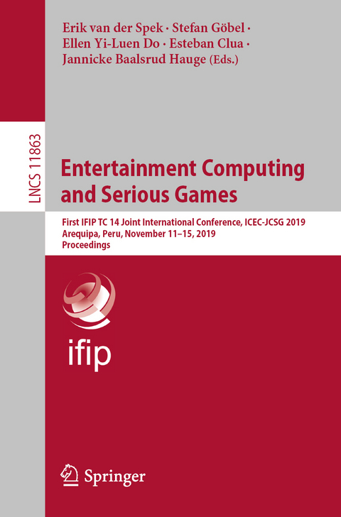 Entertainment Computing and Serious Games - 