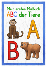 Das ABC der Tiere - Malbuch - Helga Momm