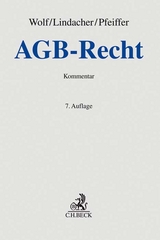 AGB-Recht - Lindacher, Walter F.; Pfeiffer, Thomas