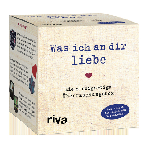 Was ich an dir liebe – Die einzigartige Überraschungsbox -  riva Verlag