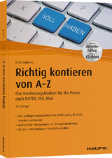 Richtig kontieren von A-Z - inkl. Arbeitshilfen online und CD-ROM - Elmar Goldstein