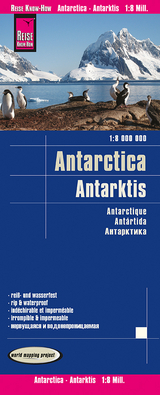 Reise Know-How Landkarte Antarktis / Antarctica (1:8.000.000) - Reise Know-How Verlag Peter Rump