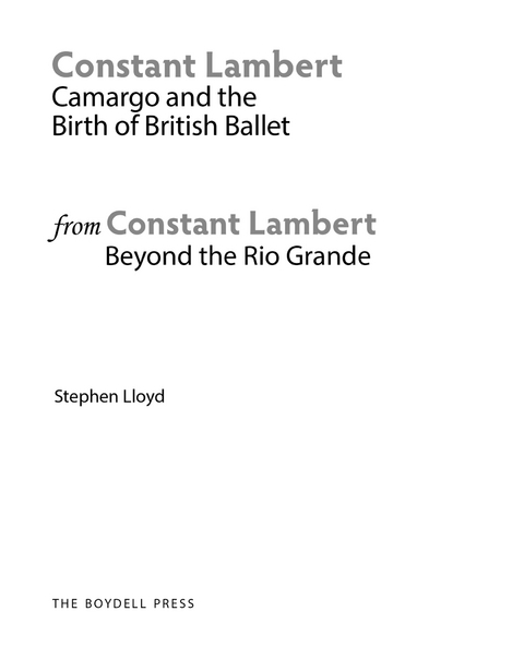 Constant Lambert - Stephen Lloyd