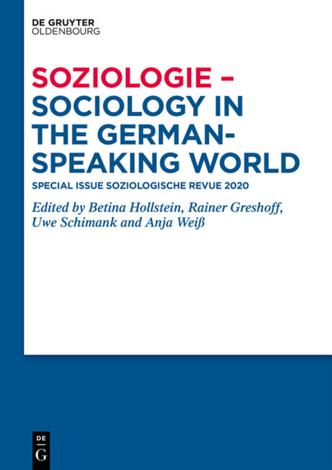 Soziologie - Sociology in the German-Speaking World - 