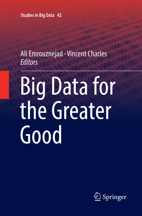 Big Data for the Greater Good - 