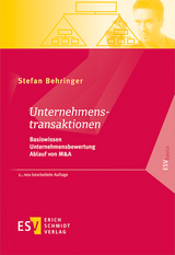 Unternehmenstransaktionen - Behringer, Stefan