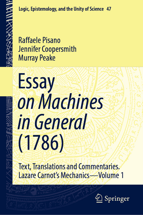 Essay on Machines in General (1786) - Raffaele Pisano, Jennifer Coopersmith, Murray Peake