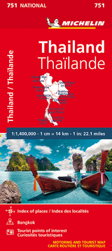 Thailand - Michelin National Map 751 -  Michelin