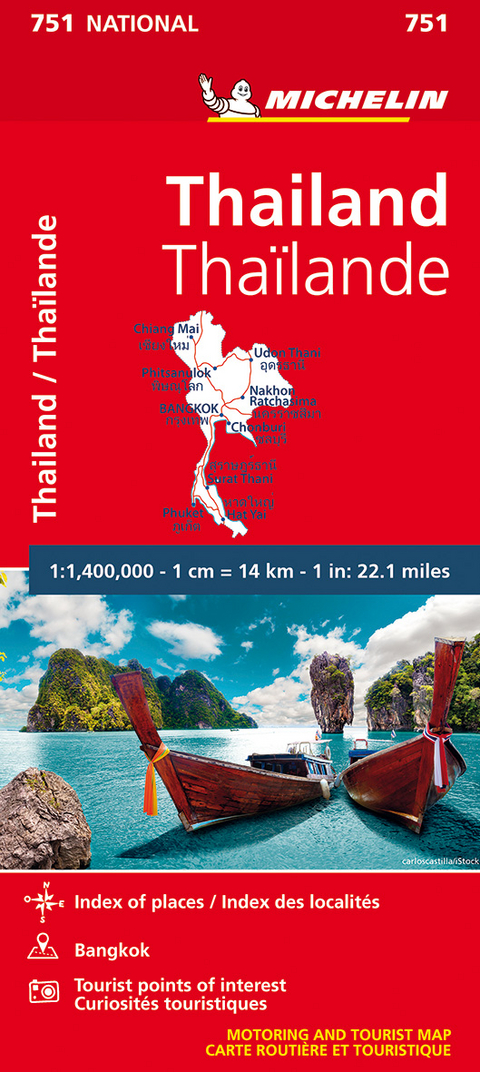 Thailand - Michelin National Map 751 -  Michelin