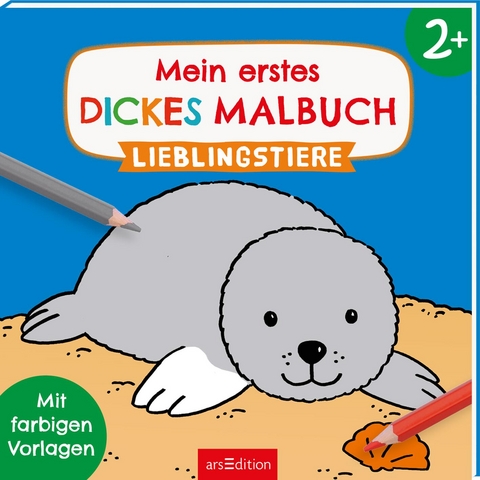 Mein erstes dickes Malbuch ab 2 – Lieblingstiere