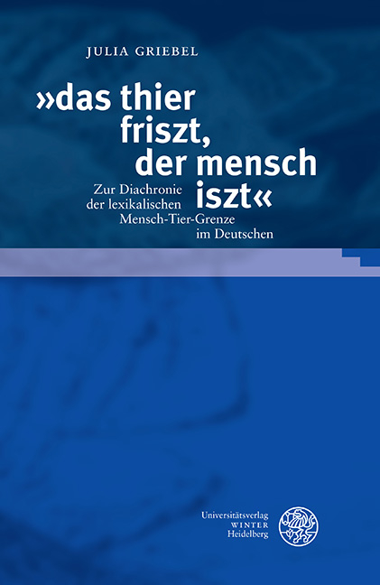 »das thier friszt, der mensch iszt« - Julia Griebel