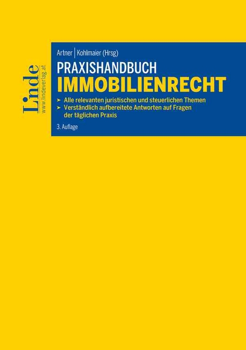 Praxishandbuch Immobilienrecht - Karin Fuhrmann, Gerald Hubner, Markus Jungwirth, Wolfgang Kleewein, Christoph Kothbauer, Klaus Pfeiffer, Daniel Richter, Claus Spruzina, Wilhelm Wachter, Cornelia Wassermann, Daniela Witt-Dörring