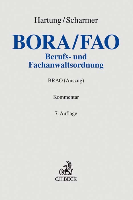 Berufs- und Fachanwaltsordnung - 