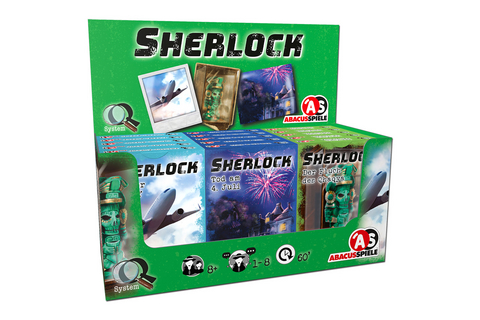 Sherlock Display 1 (15 Spiele sortiert)