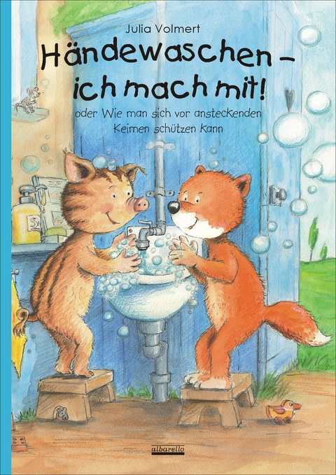 Händewaschen - ich mach mit oder Wie man sich vor ansteckenden Keimen schützen kann! Bilderbuch übers richtige Händewaschen, inkl. Hust- und Nies-Etikette! - Julia Volmert