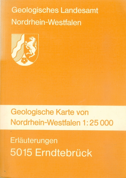 Geologische Karten von Nordrhein-Westfalen 1:25000 / Erndtebrück - Manfred Lusznat